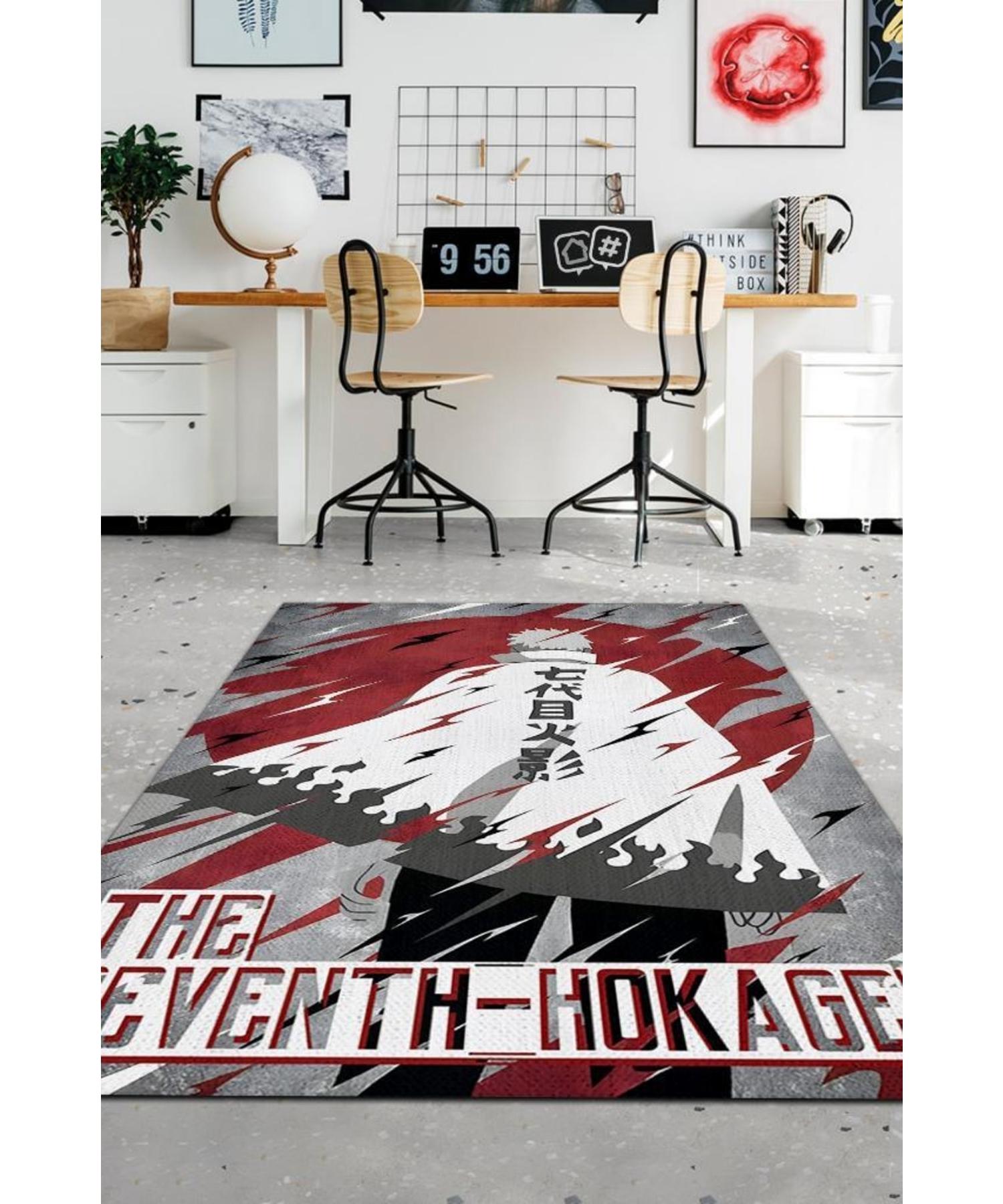 

Я стал седьмым моющимся нескользящим тканым ковриком Хокаге для любителей аниме