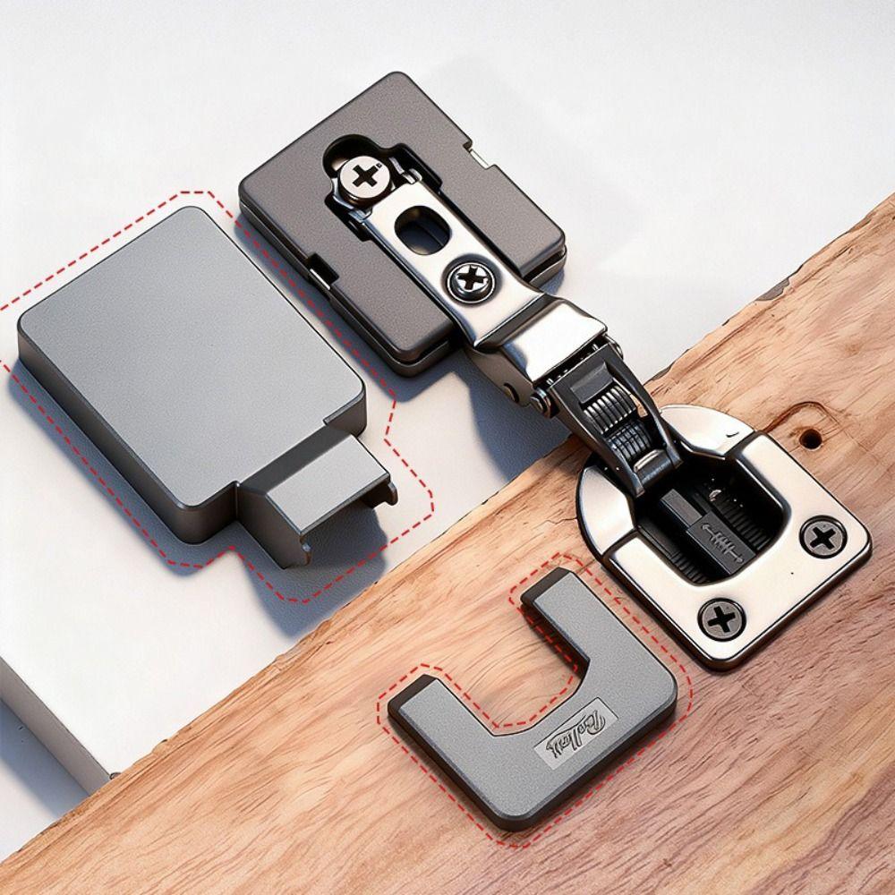 Flat Panel Concealed Hinge Hydraulic Damping Straight Damper Adjustable Hinge Enduring Quality Hydraulic Hinge Shoe Cabinet