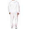 Men's  Winter Patchwork Sweatshirt Top Pants Sets Sports Suit Tracksuit