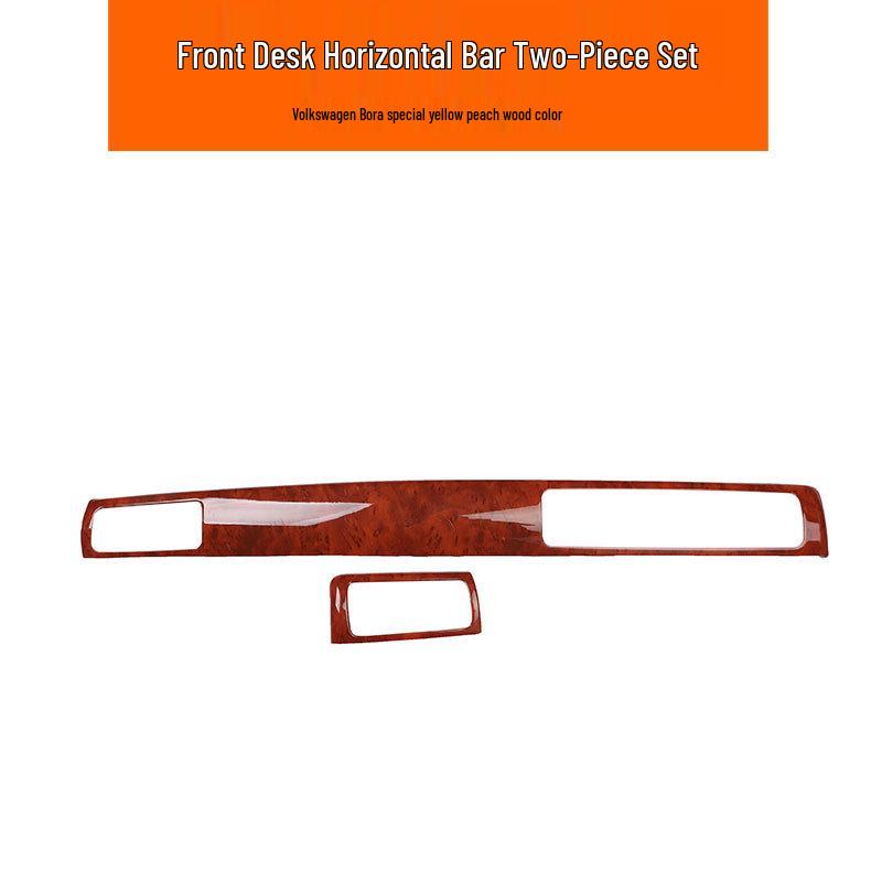 08-12 Old Bora Interior Modification Carbon Fiber Peach Wood Patch