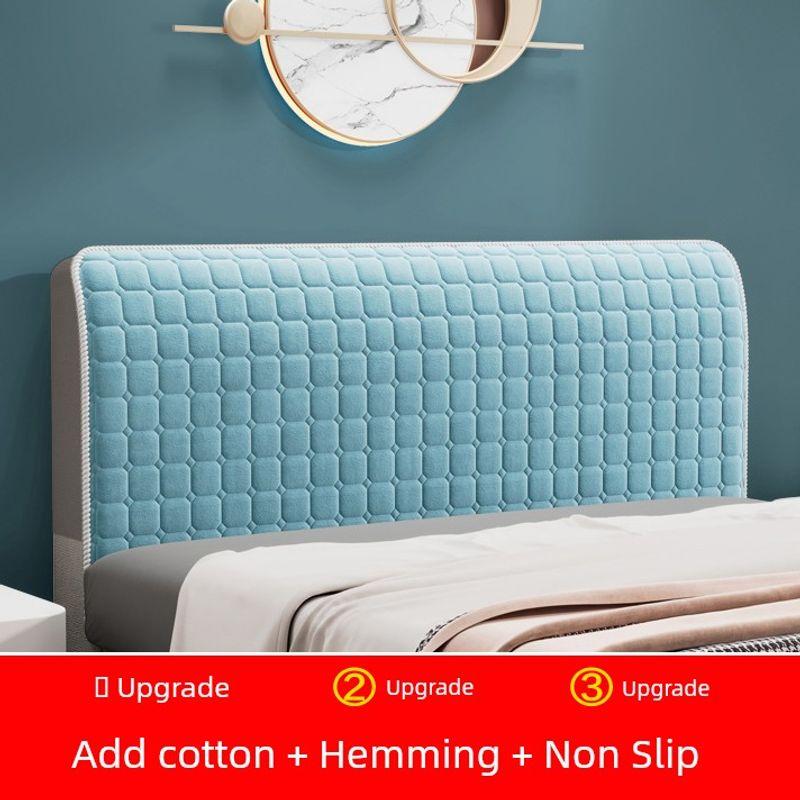 

Bed Cover Cover Fabric New Arrival Ugly Cover Handy Gadget 2023 All-Inclusive Universal New Soft Cover Wood Board Wooden Bed Backrest Neutral Dream light green 100*65cm