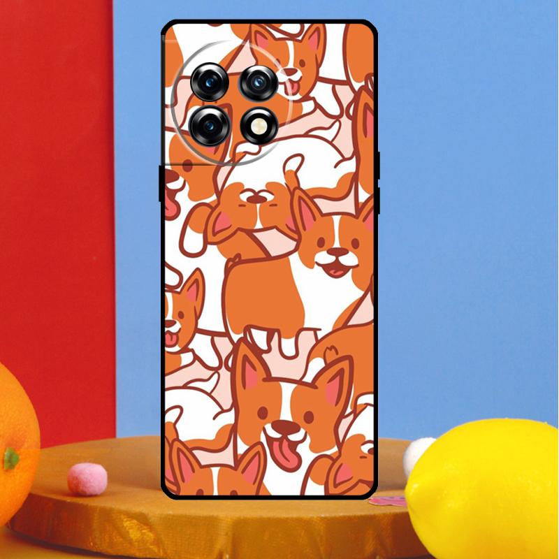 

Cartoon Corgi Cover For OnePlus Nord 4 CE 2 3 Lite N30 N20 N10 OnePlus 13 13R 12 12R 11 10 Pro 8T 10T Case OnePlus Nord 2