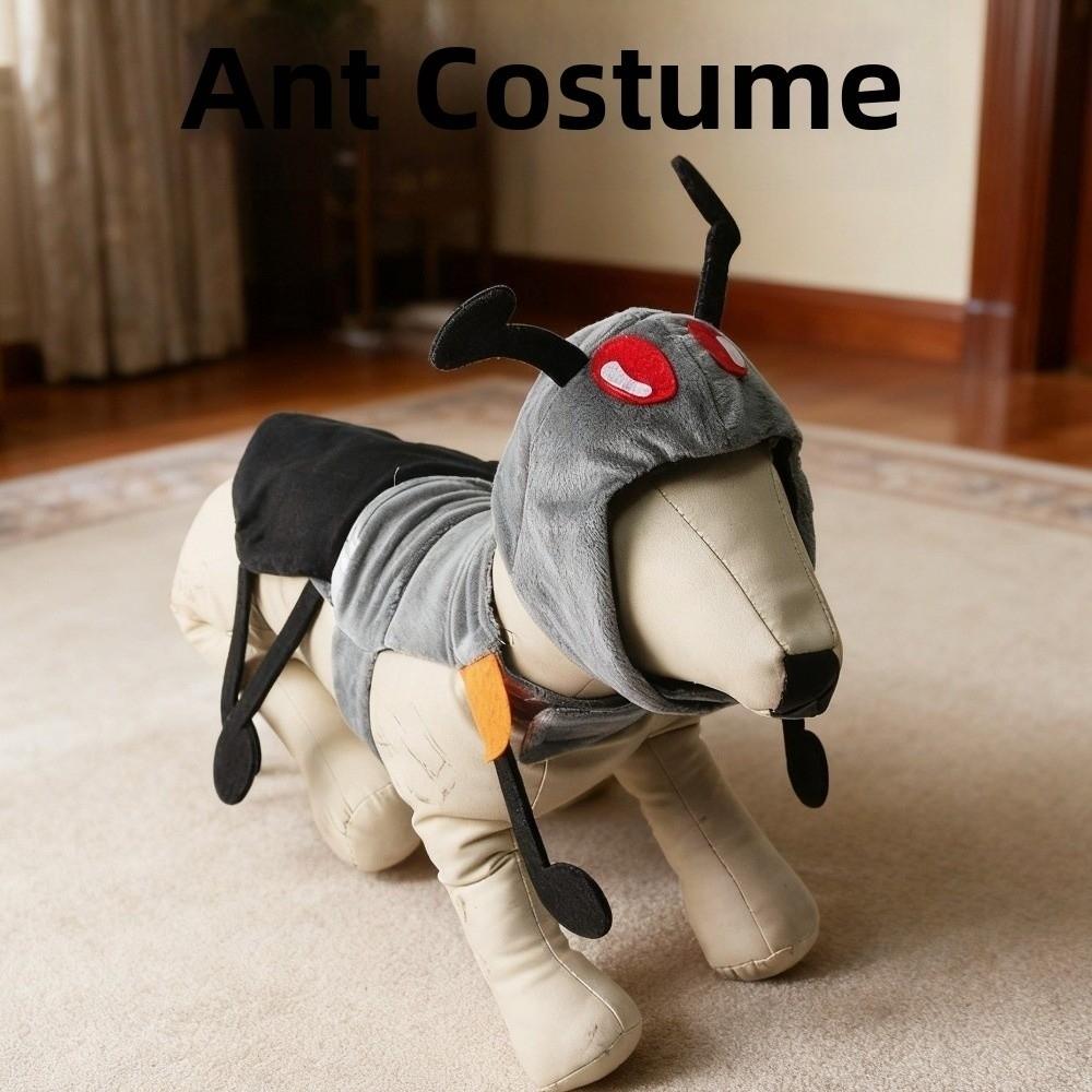 Simulation Dog Transformation Costume Warm Pet Ant Headgear Funny Ant Dog Costumes Theme Parties