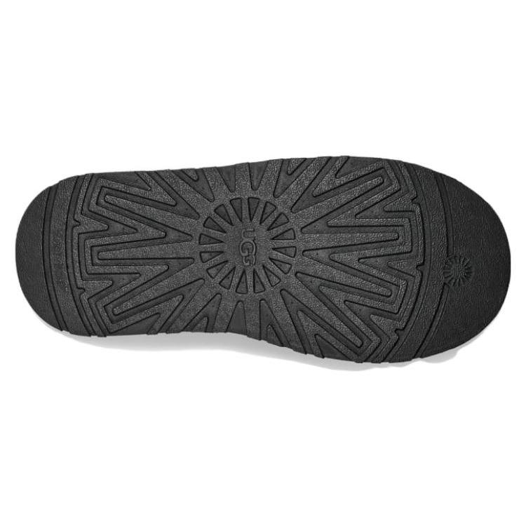 New UGG Classic Sweater Letter Tall Boot Black Women's 1144044-BLK