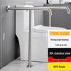 Floor-standing Stainless Steel Toilet Safety Rail for Elderly