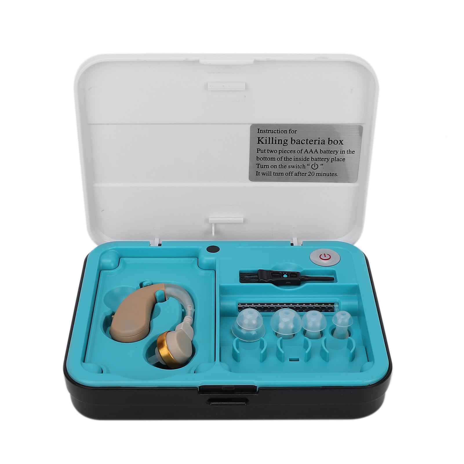 

KXW212 Усилитель звука за ухом Усилитель звука в ухе Слуховой аппарат на батарейках