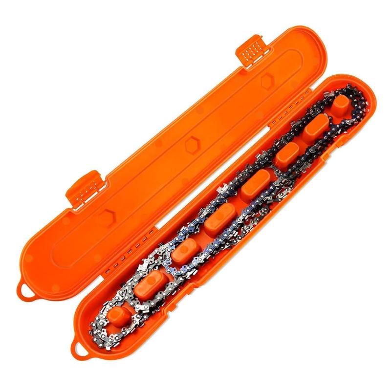 Heavy Duty Chainsaw Chain Holder for 6-20 Inch Chains Organizer Space Saving Designs with Hanging Holes for Easy Storage