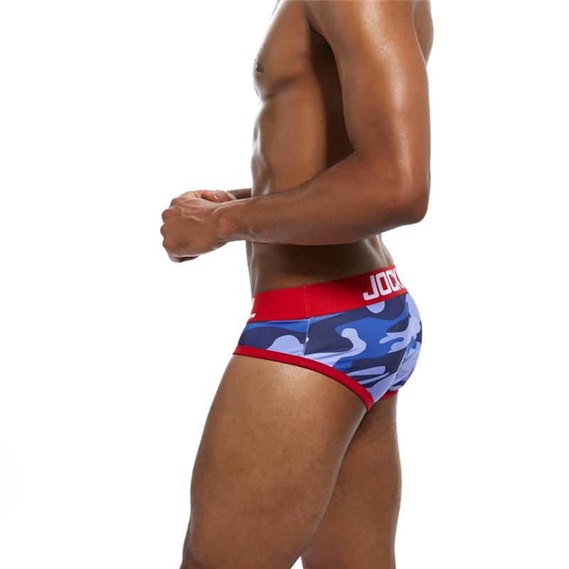 Briefs JOCKMAIL Camouflage Print Men's Underwear Low-rise Sports Underpants