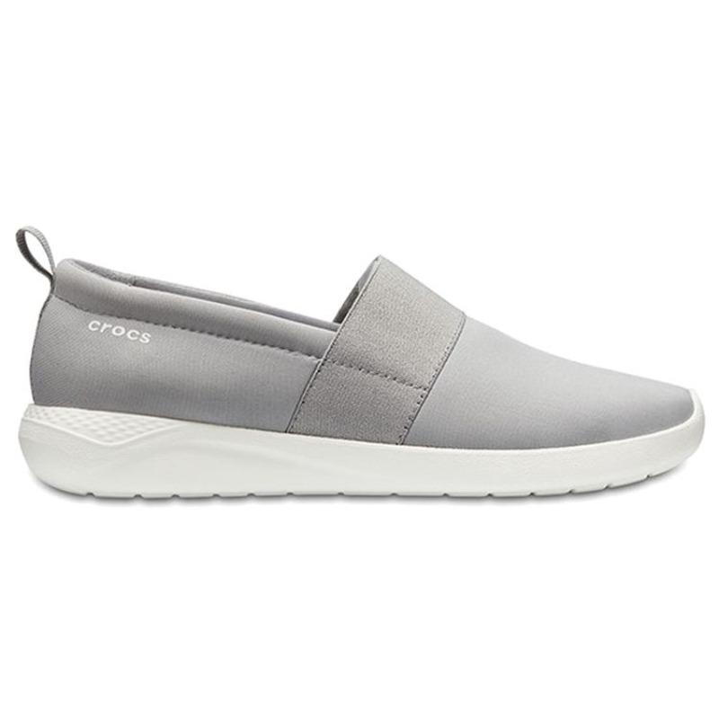 Crocs LiteRide Breathable Wear Resistant Low Top Casual Shoes Women Grey 205103-00J