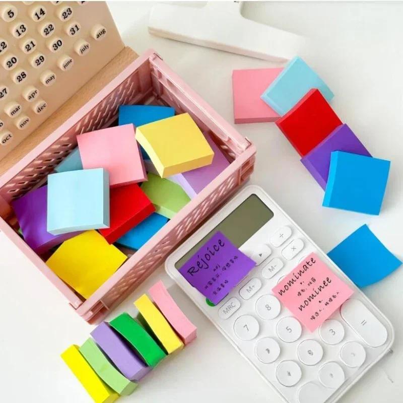 11 Fluorescent Color Sticky Note Posted It Note Pads Stickers Planner Sticker Notepad Memo Pad School Office Supplies Kawaii