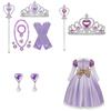 Long Sleeve Princess Dress With Butterfly Bow For Children's Cosplay Complete Costume For Children's Performance