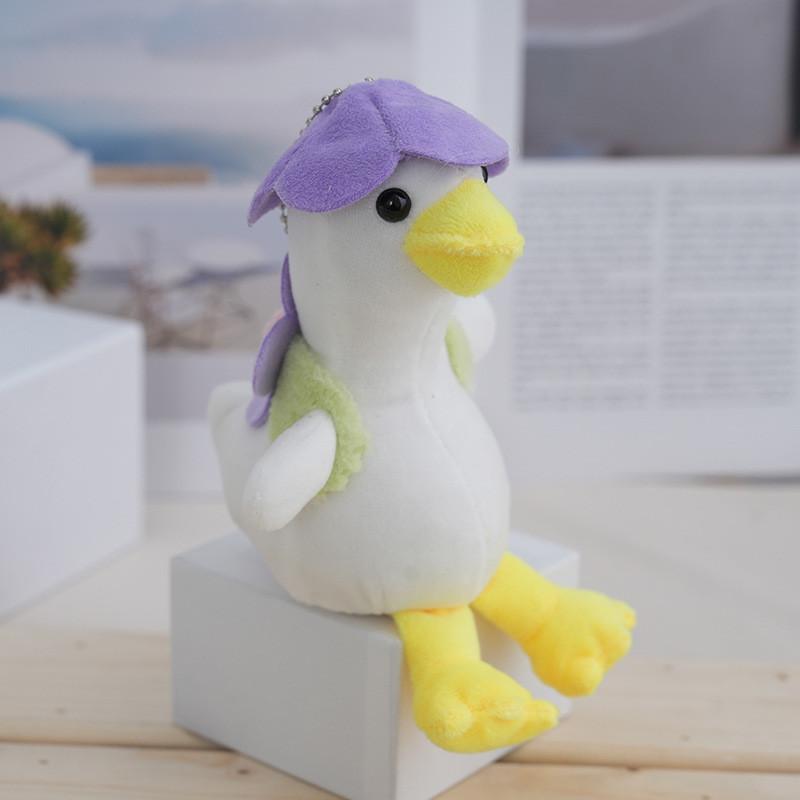Adorable Soft Plush Keychain Duck Toy With Customizable Colors For Bags And Gifts
