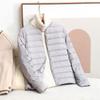 FASHION Light and Thin Down  Women's Short 2025 Winter Round Neck Inner Tank Wear Large Size White Duck Down Warm  Clothes