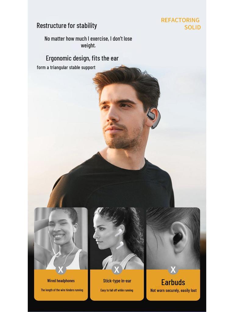 X30 Wireless Bluetooth Earbuds: ENC Noise-Cancelling, Ultra-Long Standby, Business In-Ear, Universal Fit