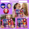 Fashion Doll Set with Three Articulated Dolls and Printed Outfits for Creative Play and Collectible Display