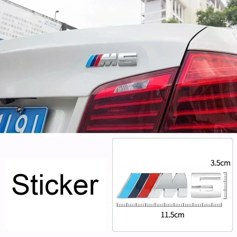 Car Badge Emblem Sticker for M Power X1 X3 X5 M3 M5 M7 G01 F20 G30 F30 E39 E87 E46 E91 E53 F80 F33 Logo Auto-Styling Accessories