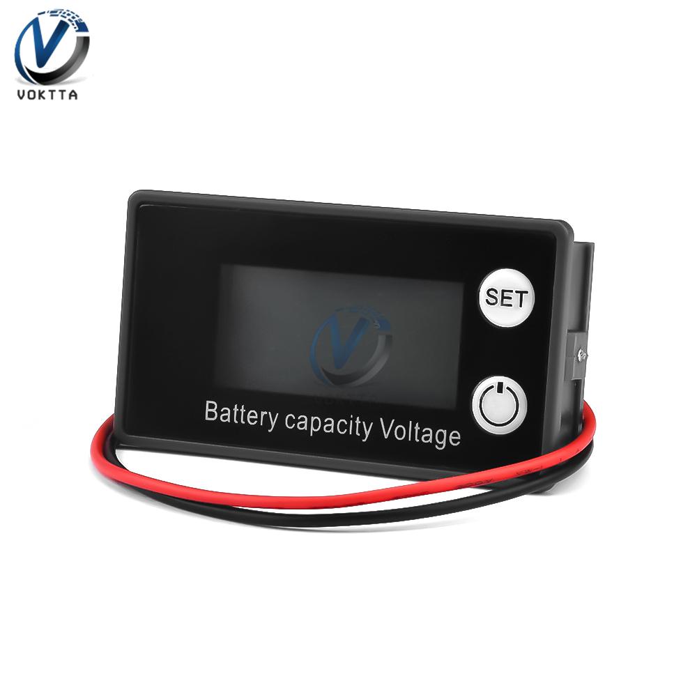 6111A DC8-111V Battery Capacity Indicator LCD Digital Power Meter Lead-acid Lithium LiFe PO1 Voltage Tester for Car Motorcycle