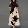 EastRogue Women's Fashion Summer Spring Floral Print Short Sleeve O-Neck Casual Dresses