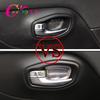 Color My Life 4Pcs/Set Stainless Steel Inner Door Bowl Protection Sequins Cover for Jeep Renegade 2015 - 2022