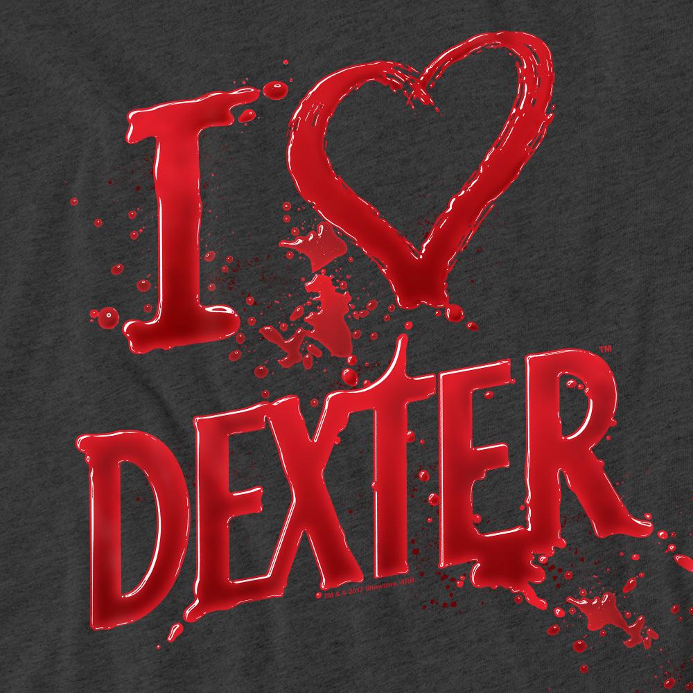 Dexter Unisex Adult I Heart Dexter T-Shirt