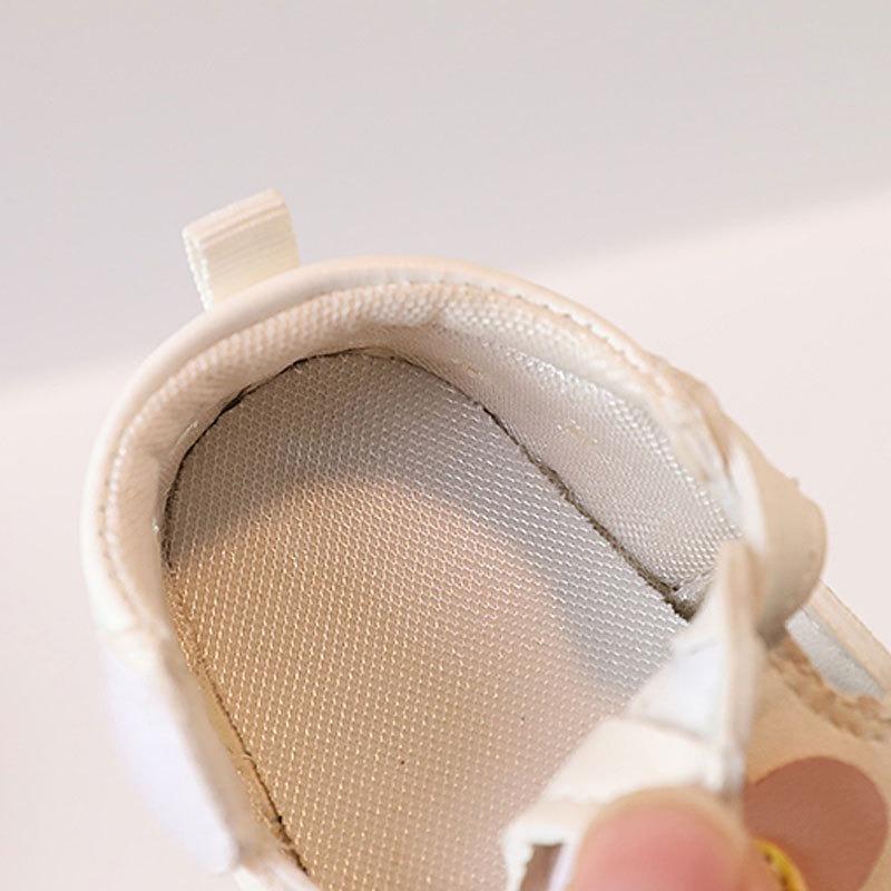 Lauflernschuhe für Baby-Mädchen im Alter von 6-12 Monaten. Einjährige Prinzessinnen-Stil Sandalen mit weicher Sohle, geeignet für Frühling und Sommer.