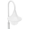 VidaXL Lampadaire Jardin E27 120 cm Aluminium Blanc Éclairage Lamp de Chemin 44210