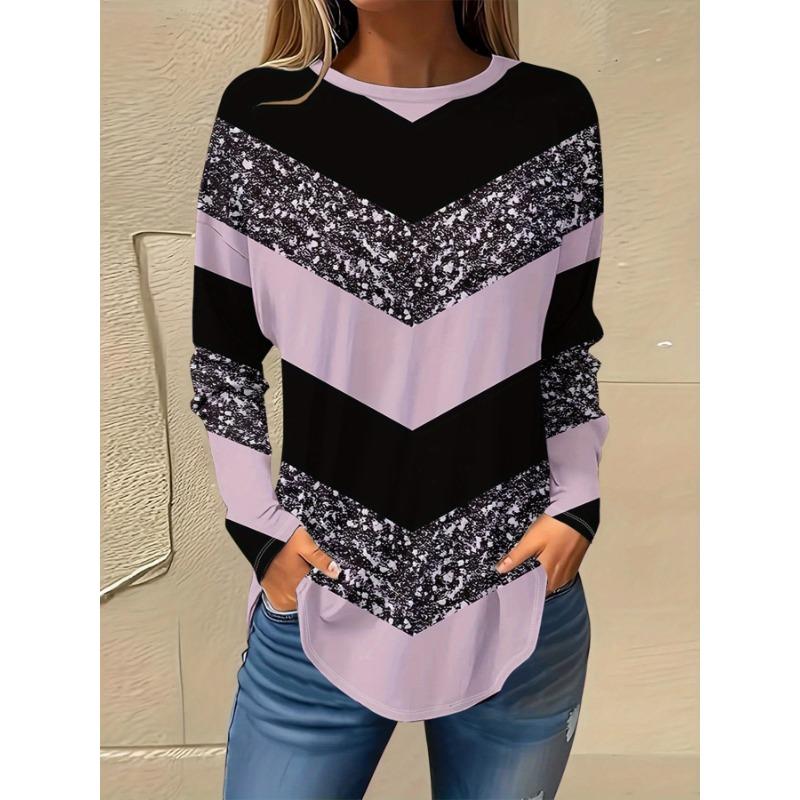 Leopard 3d Print Long SleeveT-Shirt Casual Women's Clothing  Long Sleeve T-shirt Fashion Casual Oversized Tops Tees Female