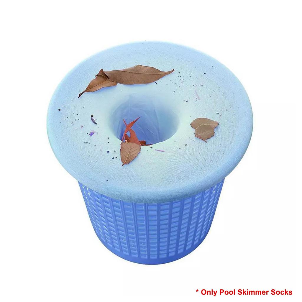 20 Pack of Pool Skimmer Socks   Perfect Savers for Filters, Baskets, and Skimmers, Pool Basket Filter Socks Cleans