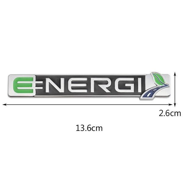 Energi Logo Car Sticker Emblem Badge Decals for Ford Kuga Focus Fusion Transit Fiesta Ecosport 2009-2015 Mondeo Focus2 Explorer Capri