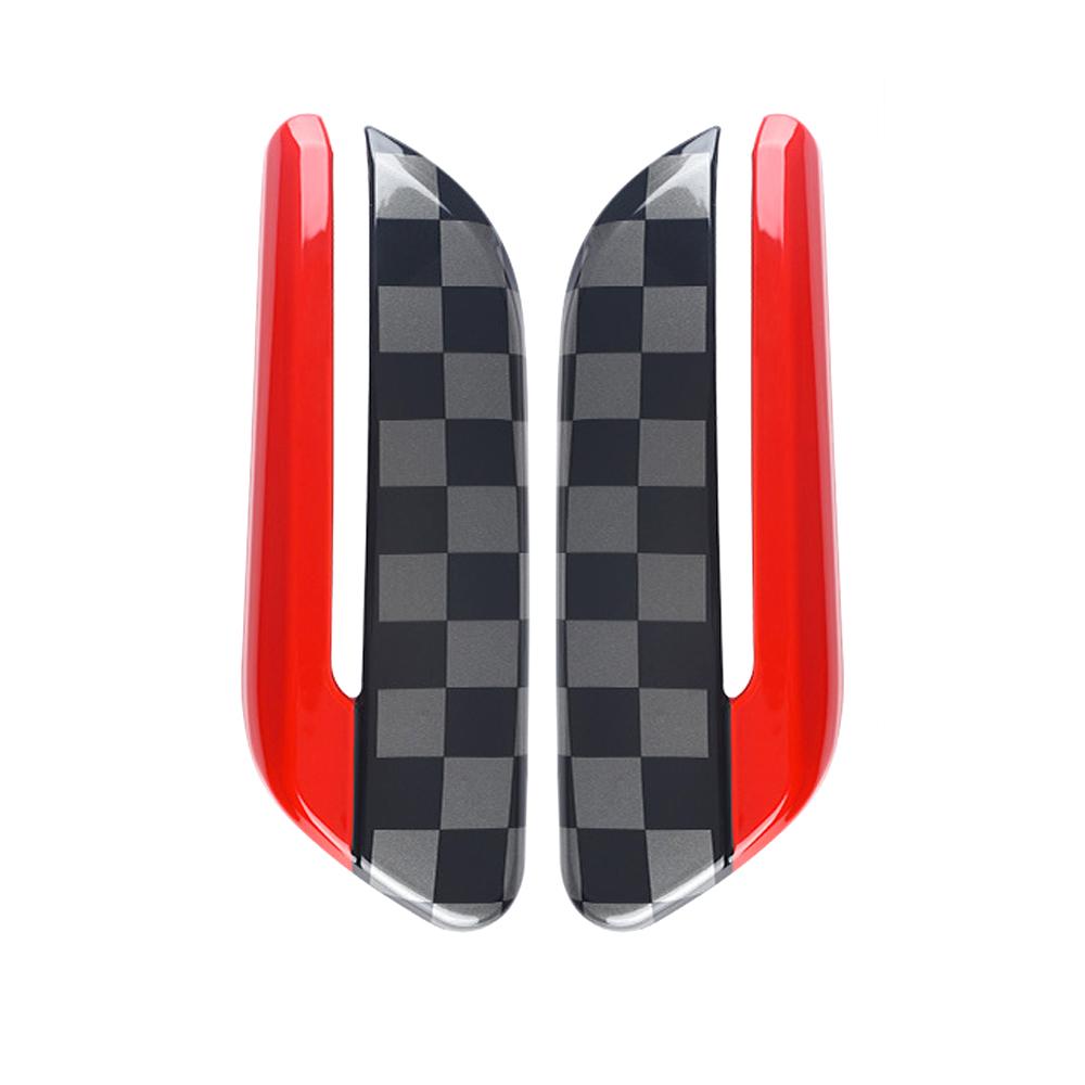 The Black Flag Car Side Fender Marker Light Housing Cover For MINI Cooper D One R56 Clubman R55 Convertible R55 R56 R57 2Pcs