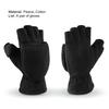 1 Pair Warm Gloves Good Fluffy Delicate Fleece Covered Winter Flip Top Mittens for Photographing