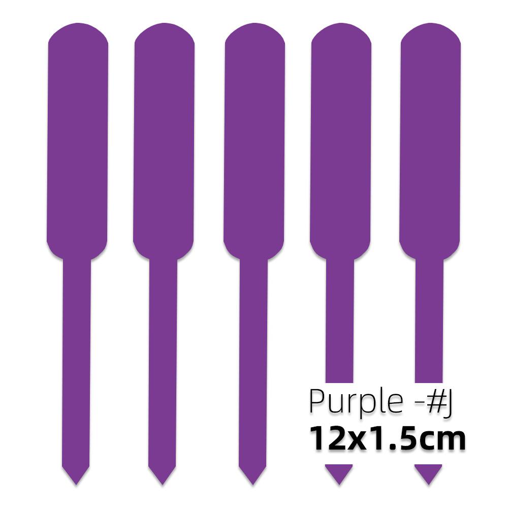 

Нові етикетки для рослин у саду Водонепроникні пластикові етикетки Маркери для дитячої кімнати Квіткові горщики Знак для розсади Марки Інструменти для декору саду своїми руками 20pcs фіолетовий