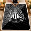 Flanell-Decke Newcastle United Fußball Warm Weich Überwurfdecke für drinnen Sofa Bett Wohnzimmer