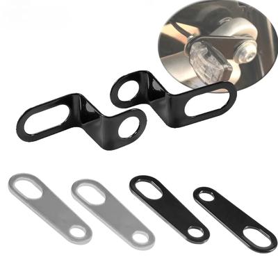 Piezas modificadas para motocicletas Soportes de lámpara de motocicleta Soporte de luz de giro trasera Soporte de montaje de lámpara indicadora de motocicleta Soporte de luz