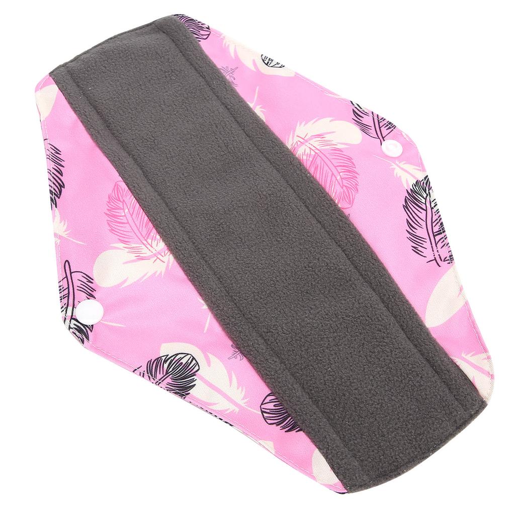 Cloth Menstrual Pads Washable Reusable Bamboo Charcoal Sanitary Pads Heavy Flow Overnight useS
