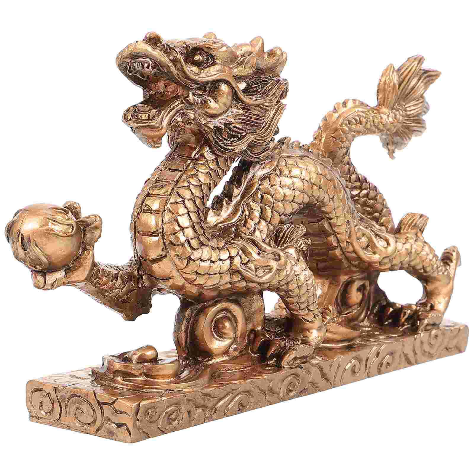 

Статуэтка Дракона для Стола, Украшение Дракона для Стола, Чайный Питомец Дракон, Статуэтка Дракона, Декор в Виде Китайского Дракона