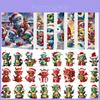 Weihnachts-Adventskalender Mit Drachenbaby Flache Ornamente Für Feiertagsdekoration
