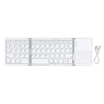 Tastatură Bluetooth Portabilă Pliabilă Dual-Mode Bluetooth 3.0 Reîncărcabilă Tastatură cu Touchpad