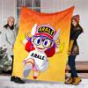 Arale Norimaki printed throw blanket—lightweight,soft,warm;versatile blanket for all seasons—perfect as &air-conditioning throw,nap blanket