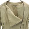 Sisii Made In Japan Cowhide Leather Jacket XS Beige Women Used