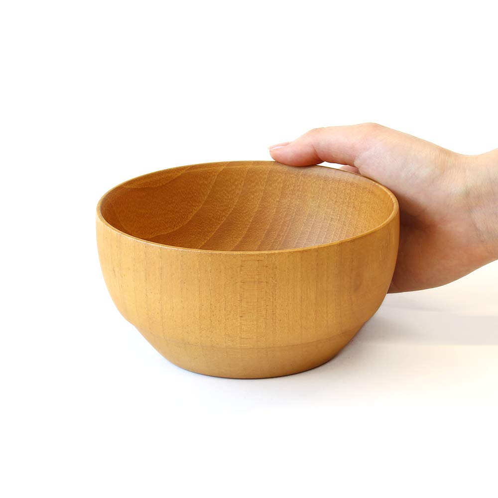 Kishu Kakuda Seibei Soup Bowl Dishwasher Lacquerware, Shoten, DS, Large, Wooden, Nano-coated, Safe, Natural, WR-470236