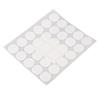 10 Sets Double Sided Foam Tapes Multifunctional Round PE Foam Self Adhesive Pads 20mmx1mm White