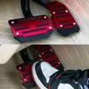 Universal Automobile Foot Pedal Automobile Non-slip Foot Pedal Aluminum Manual/automatic Throttle Brake Pedal Cover Set