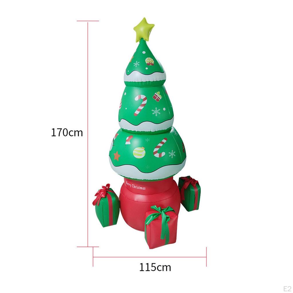 5.6ft Inflatable Christmas Tree Xmas for Party Patio Holiday Decoration