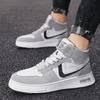 Crlaydk  Spring New High Top Sneakers Walking Sports Tennis Breathable Shoes Lace -Up Comfortable Footwear Ankle Basket Homme