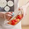 3pcs Silicone Lids Set with Dual Handles and Vacuum Seal | Heat-Resistant for Microwave and Stovetop Non-Stick Hot Dish Covers, Pot and Pan Lids