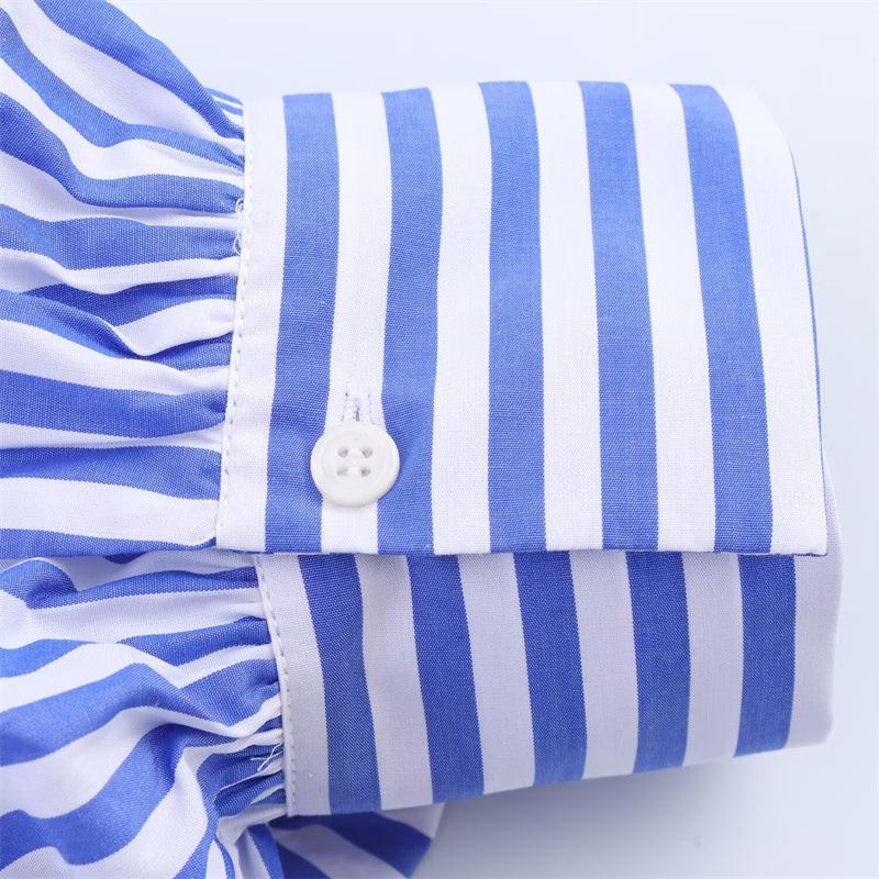 2025 Autumn European & American Style Women's Fashion Versatile Poplin Shirt