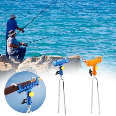 Fishing Rod Holder Stainless Steel Universal Adjustable Fishing Rod self-Locking Turret Bracket New Quality Fishing Rack