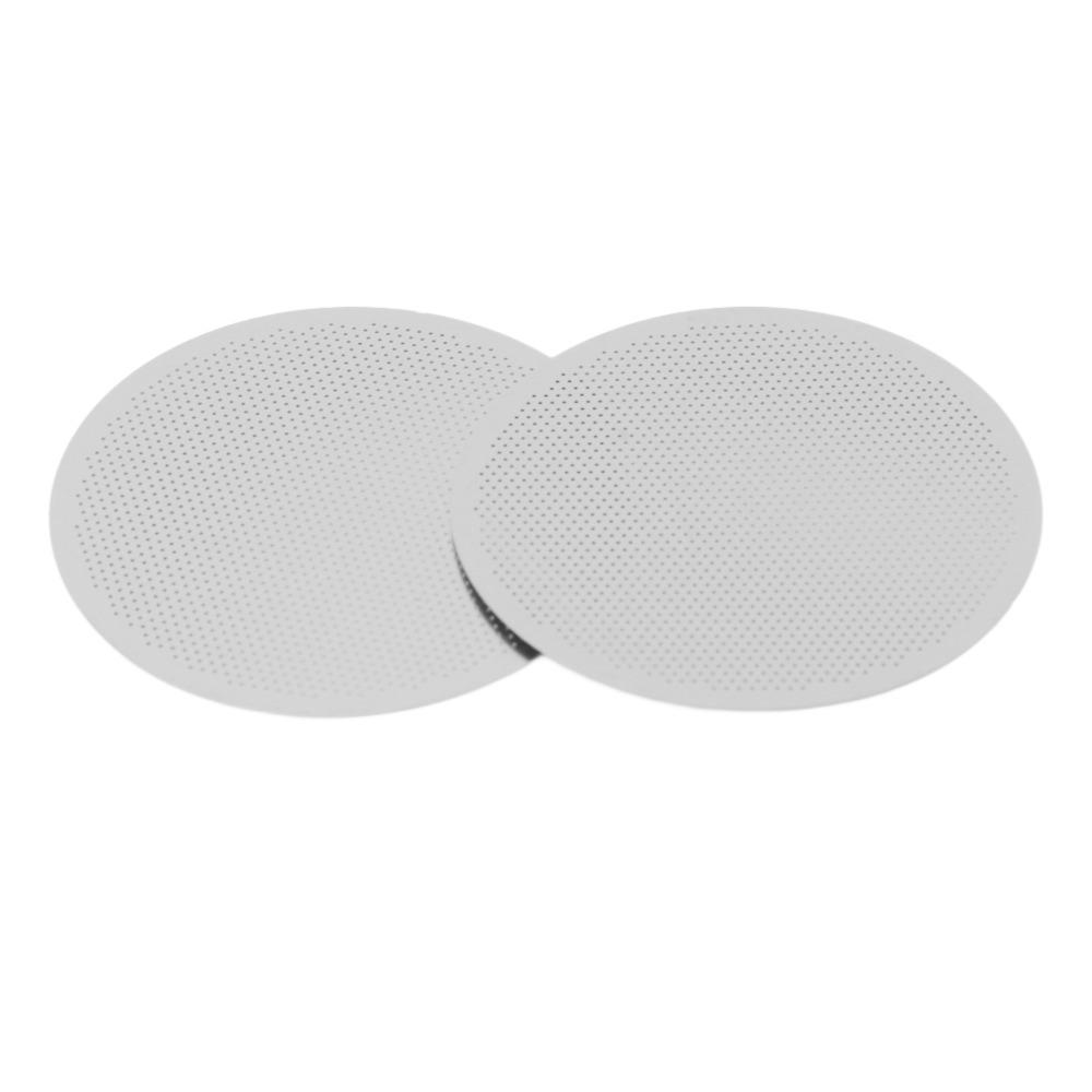

2PCS Set Effective Filtration Coffee Puck Screen Stainless Steel Filter Coffee Brewing 51mm