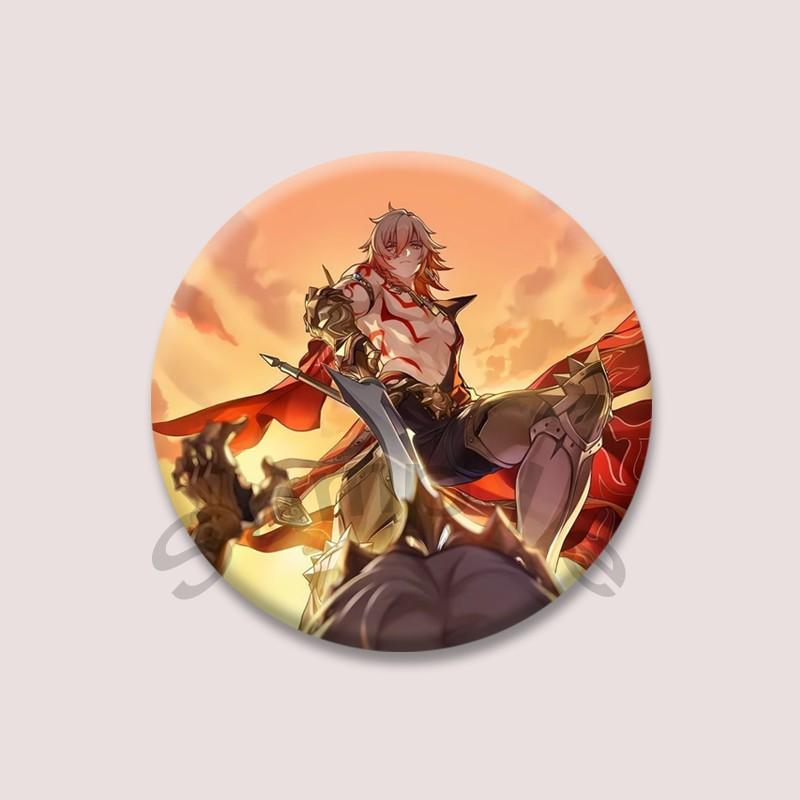 Honkai Star Rail Mydei Icons Acrylic Brooch Cartoon Figure Lapel Pin Badge for Women Men Clothing Bag Accessories Jewelry Decor